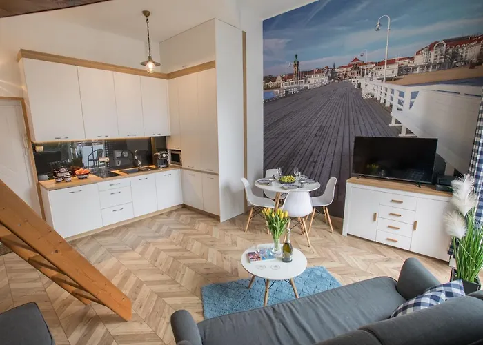 Chopina 5 M5 - Centrum Sopotu 3 Min Do Monciaka *